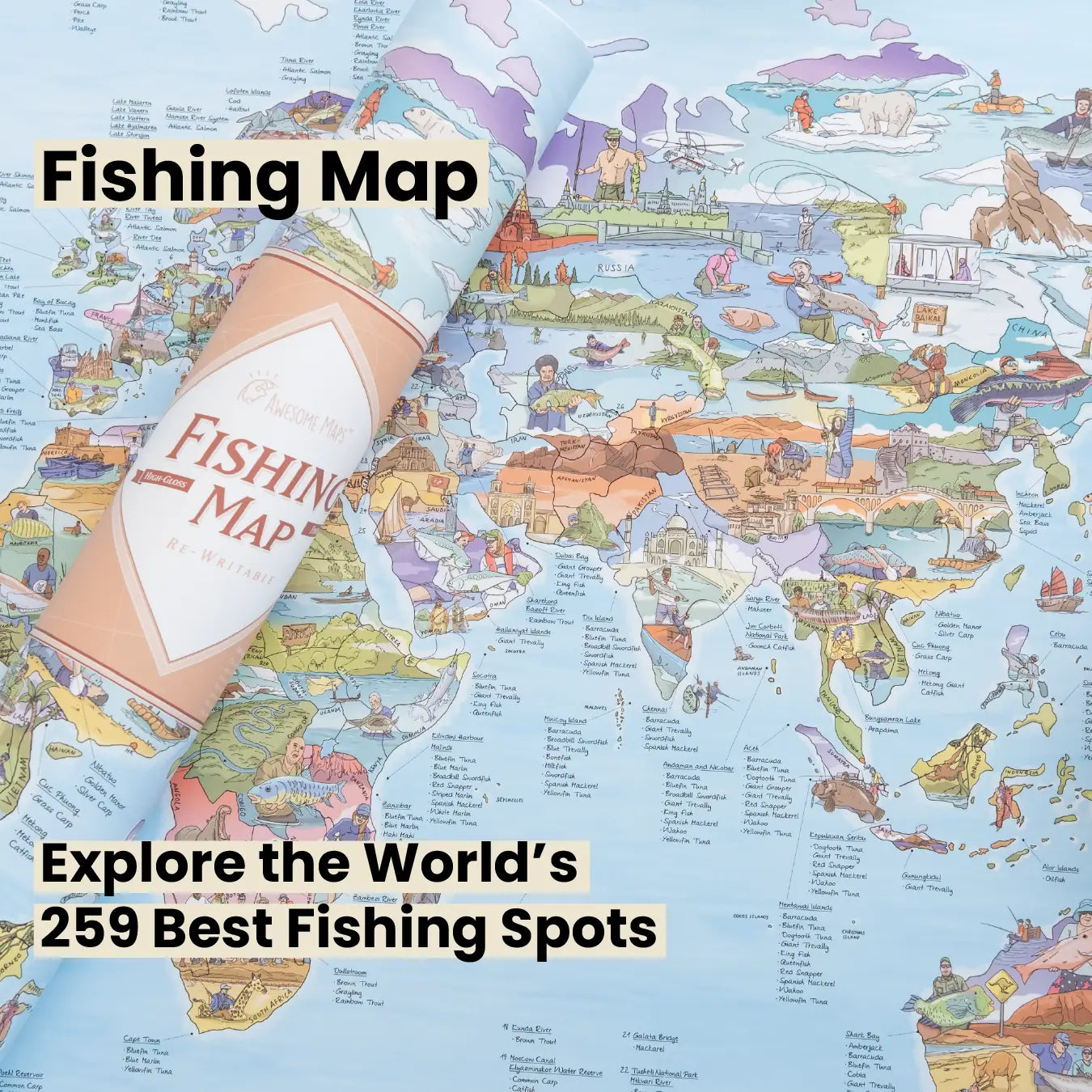 maps for fish finders Fishing Spots Map
