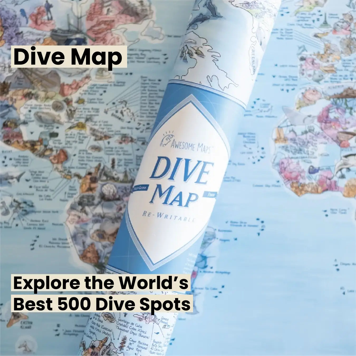 Scuba Diving Map | Awesome Maps