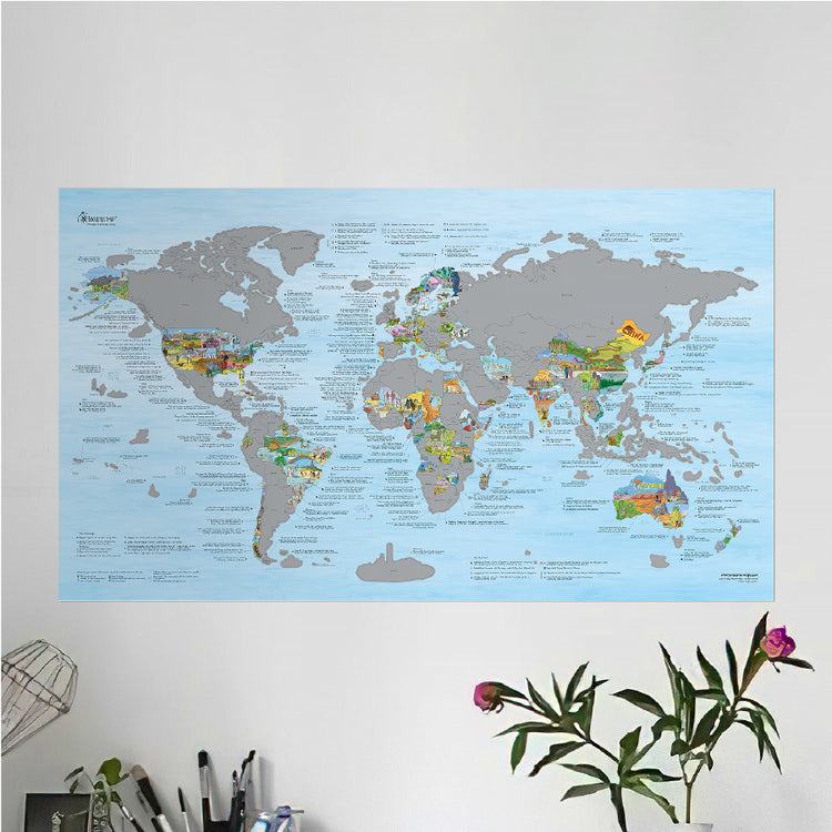 Bucketlist Map Scratch Map - World (2024)