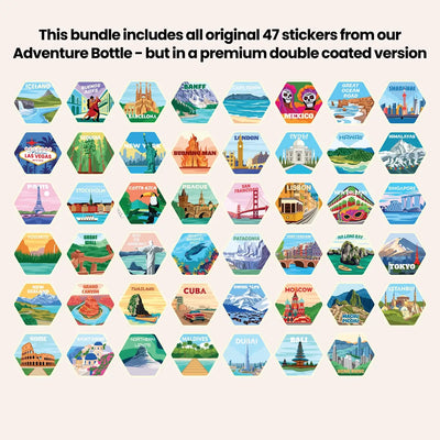 Adventure Bottle April 2025 Sticker Pack + All Stickers