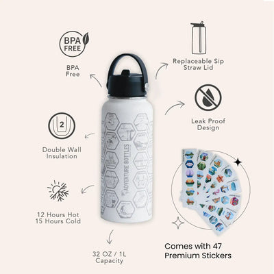 Dive Map Towel & Bottle Bundle