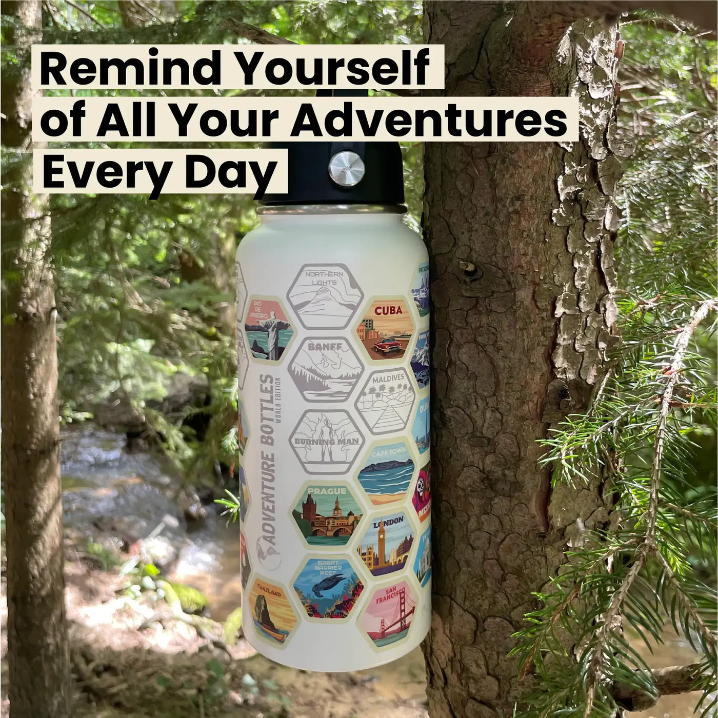 Adventure Bottle + Stickers