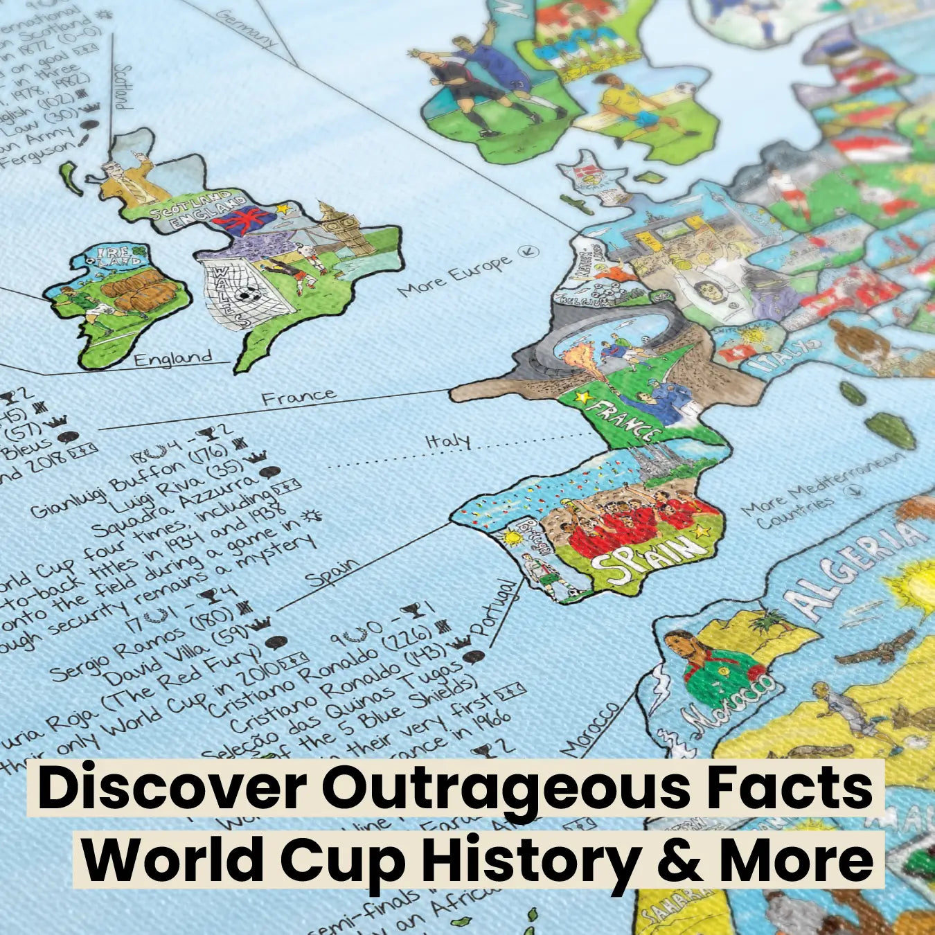 Football (Soccer) World Map | Awesome Maps