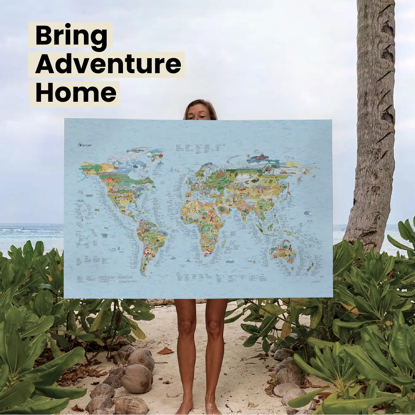 Busket Map Bucket List World Map | Awesome Maps
