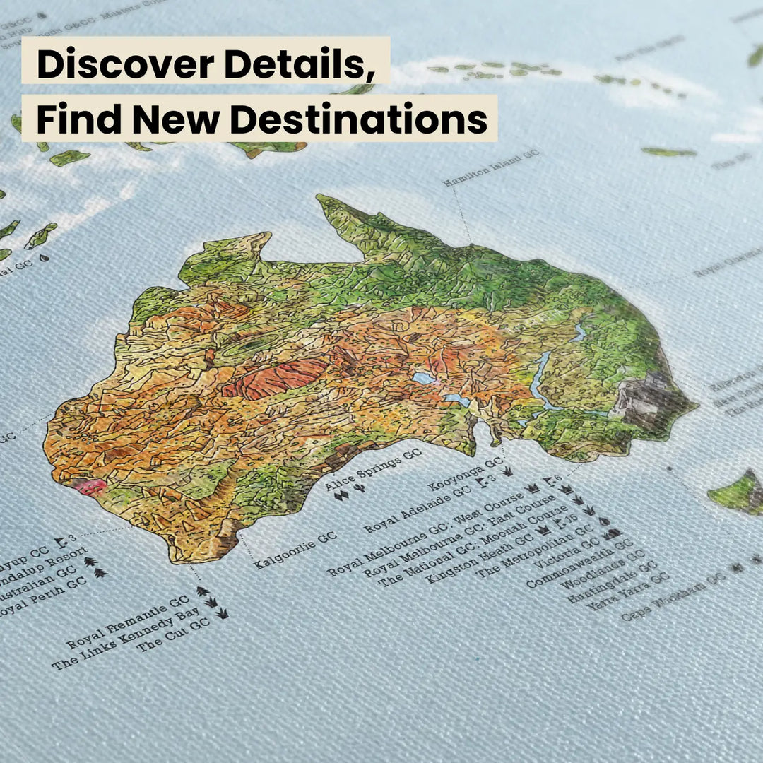 Best Golf Courses Map Awesome Maps