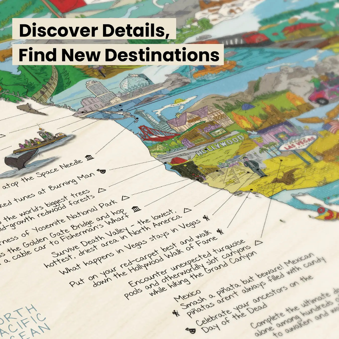 Busket Map Bucket List World Map | Awesome Maps