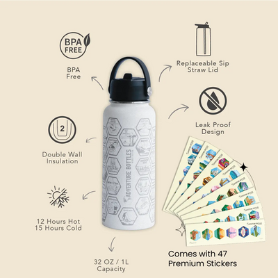 Adventure Bottle + Stickers