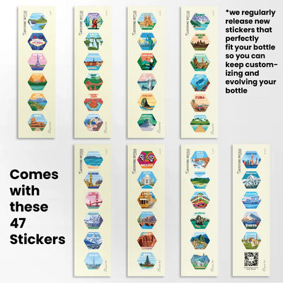 Adventure Bottle + Stickers