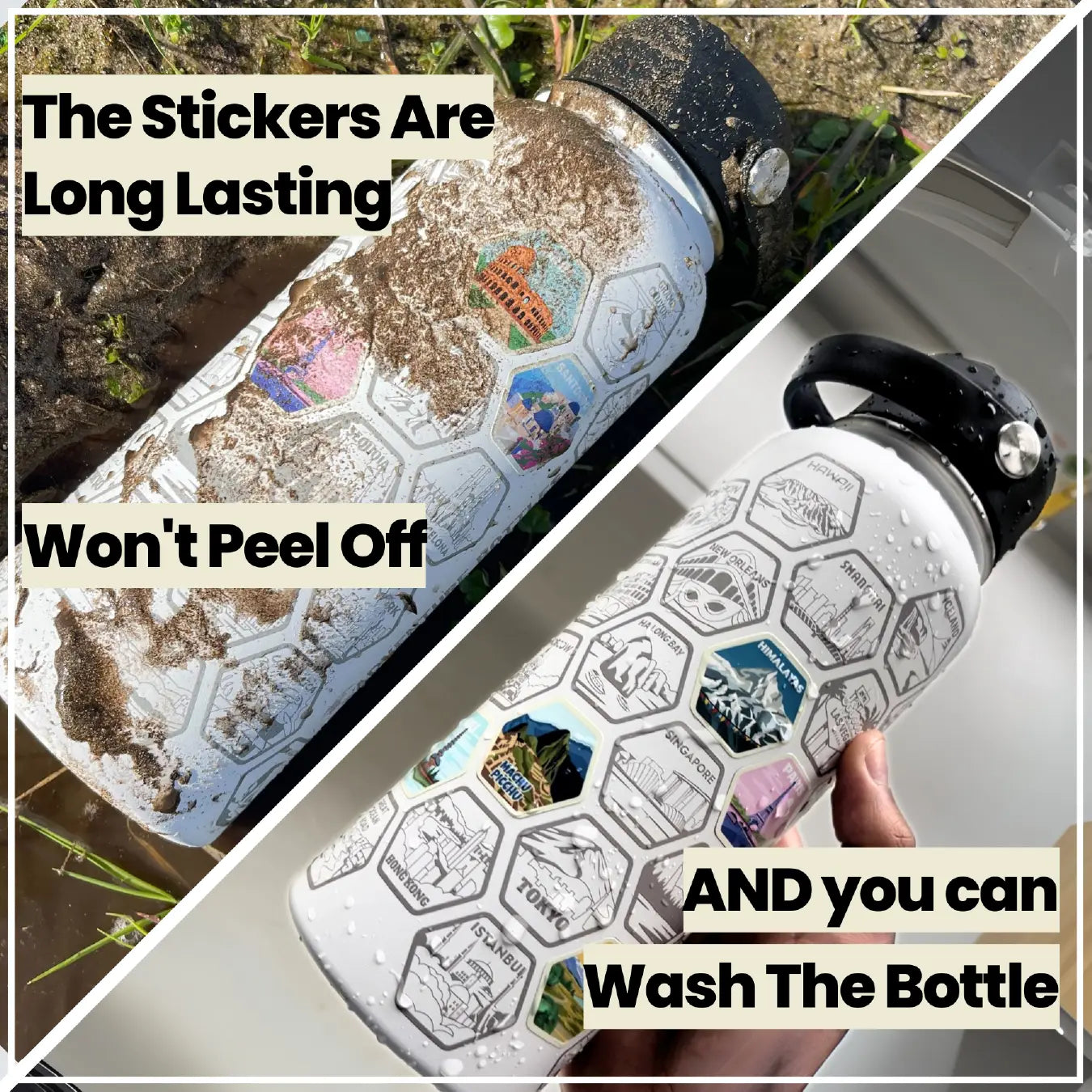 Adventure Bottle + 47 Stickers