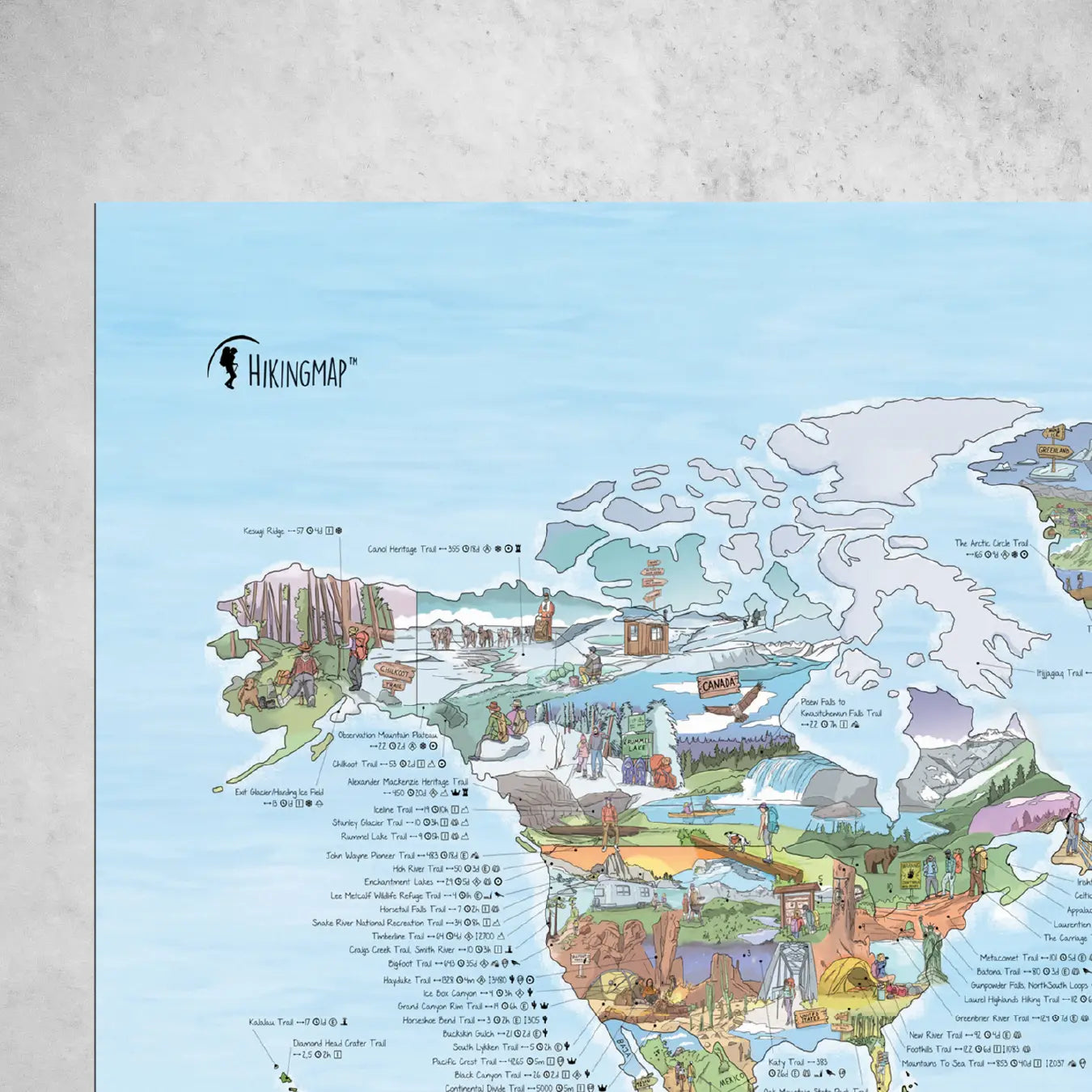 Trailmap Hiking Map - The World's Best Trails and Spots | Awesome Maps