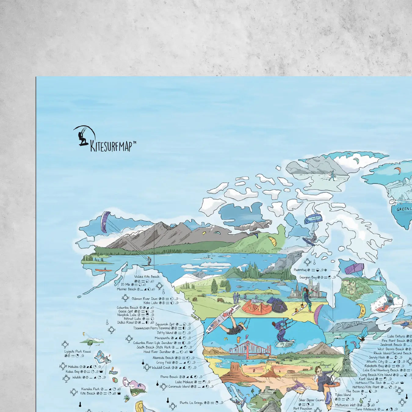 Kitesurf Map