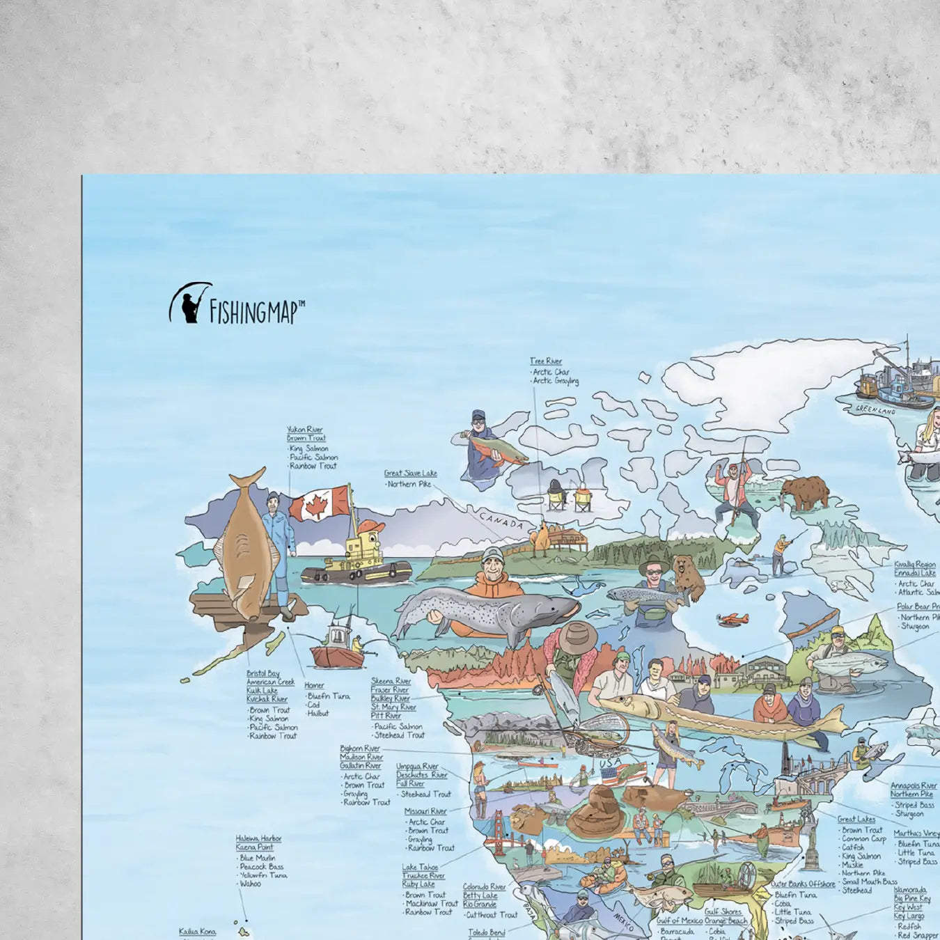 Fishing Map