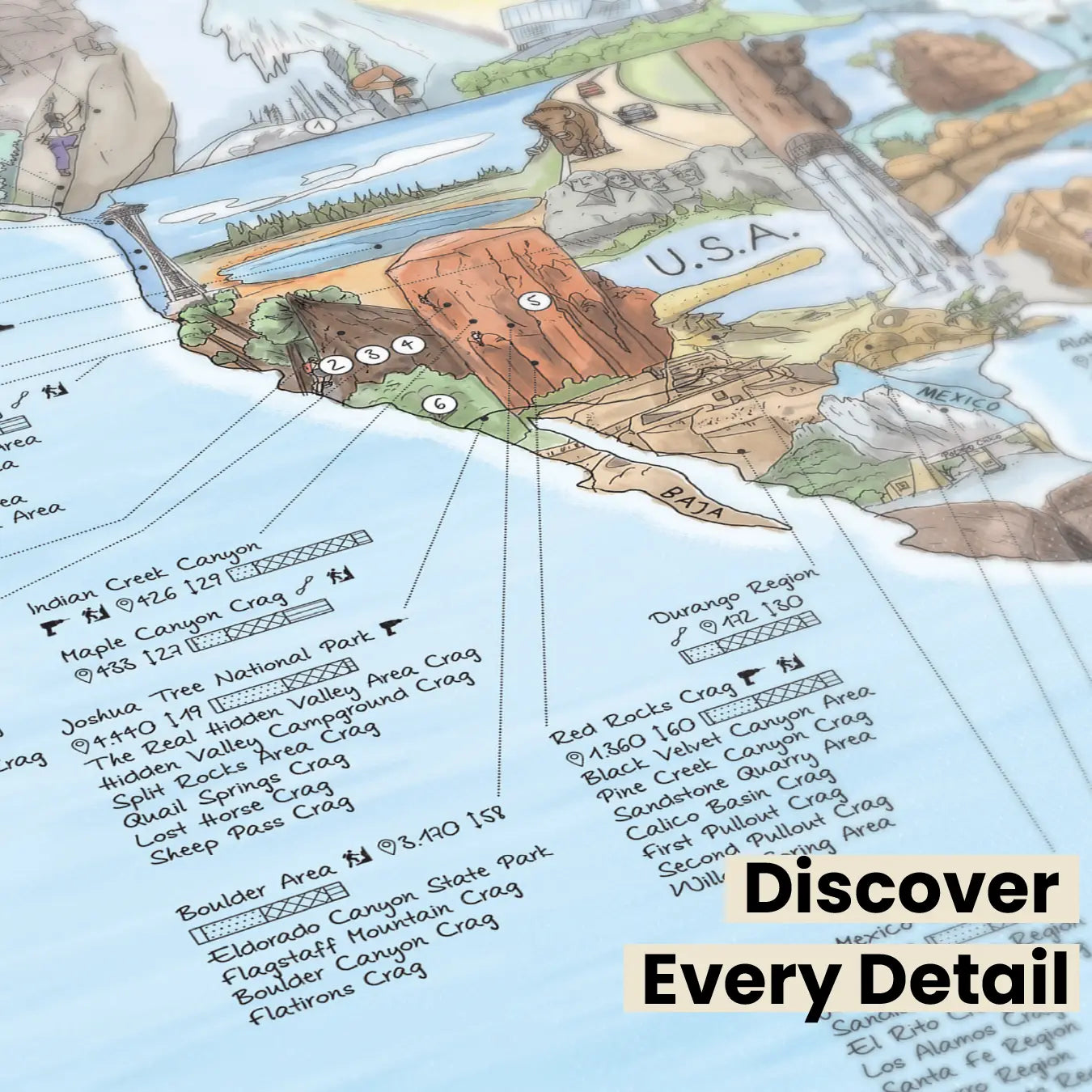 Climbing Map