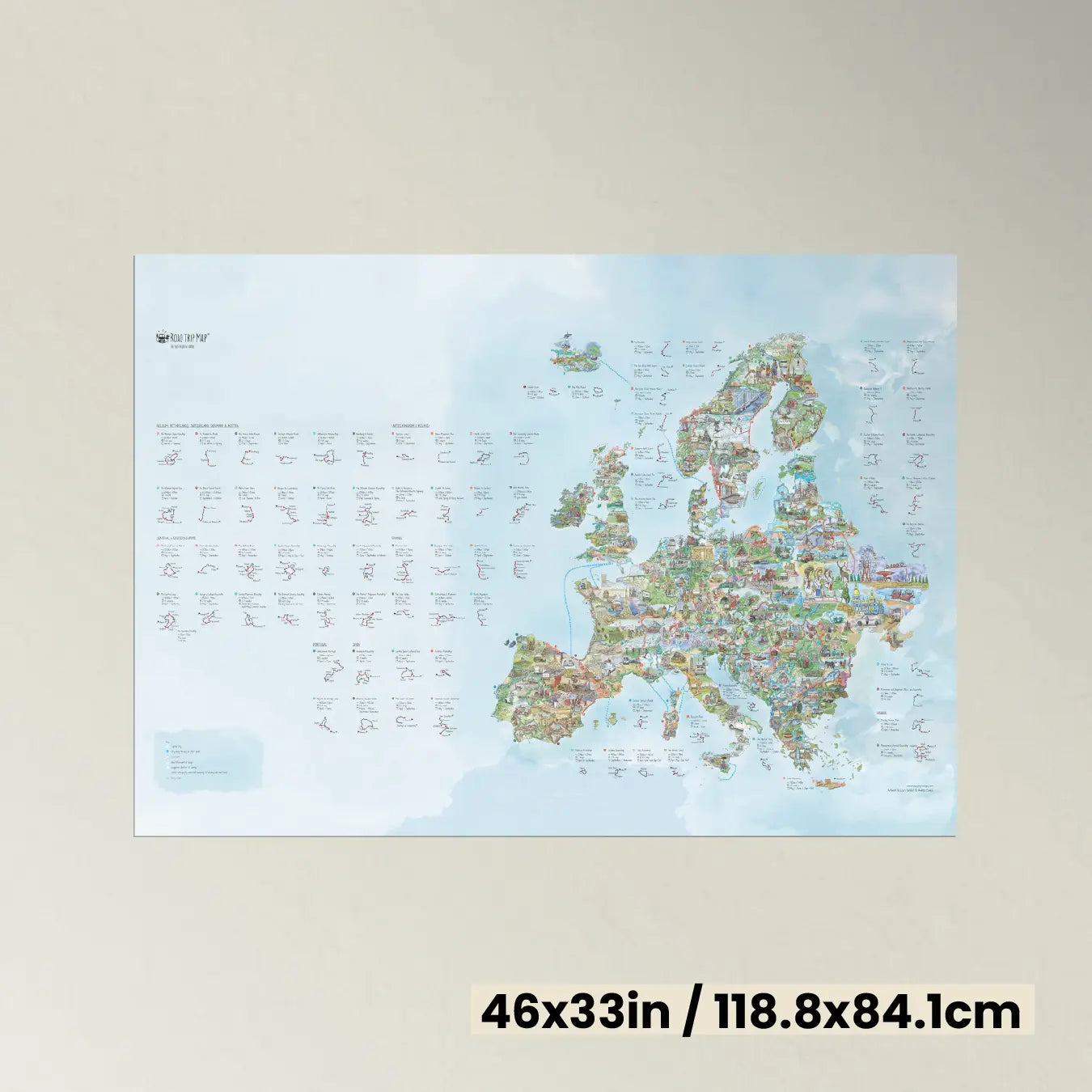 Road Trip Map