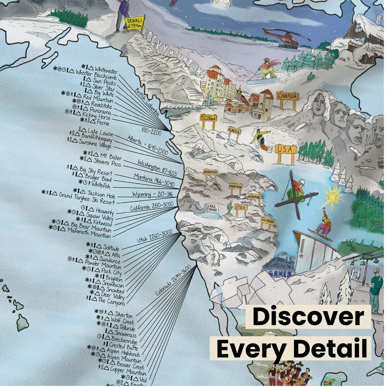 Snowtrip Map