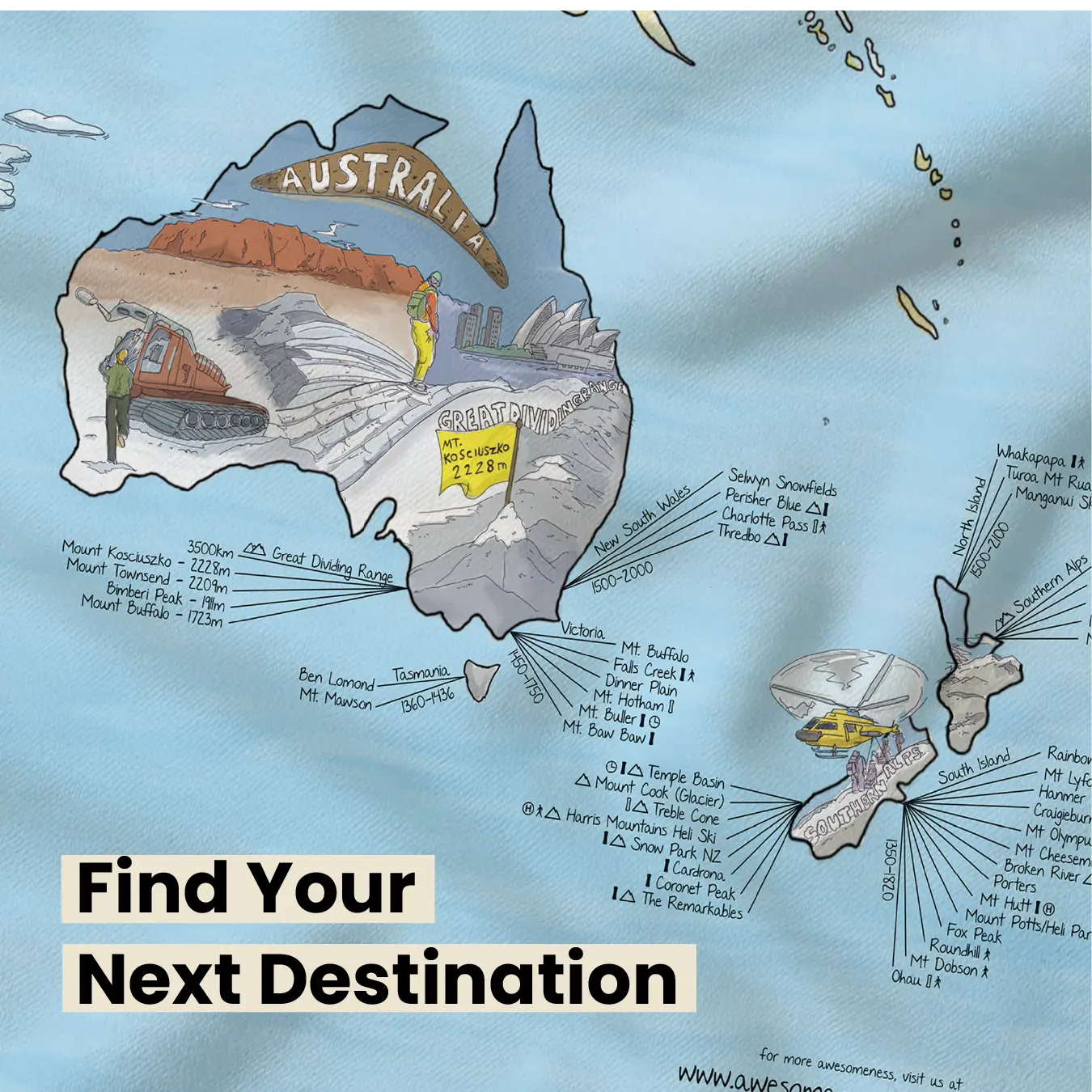 Snowtrip Map