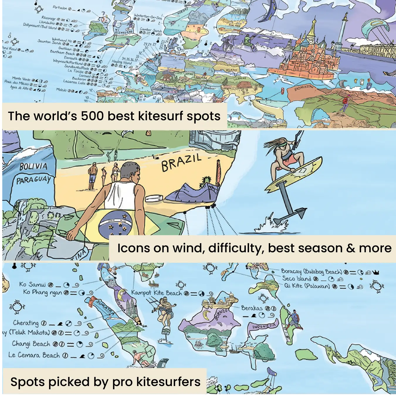 Kitesurf Map