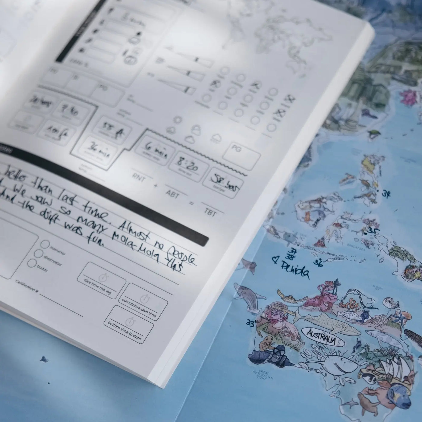 Dive Map Logbook (2024)