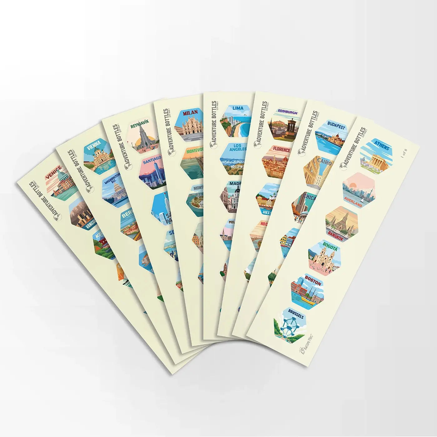 File Sticker Map Drawing Cities Sticker Pack – Awesome Maps