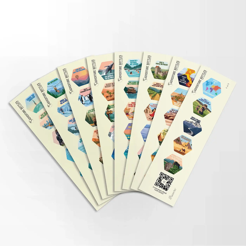 Travel Achievements Sticker Pack