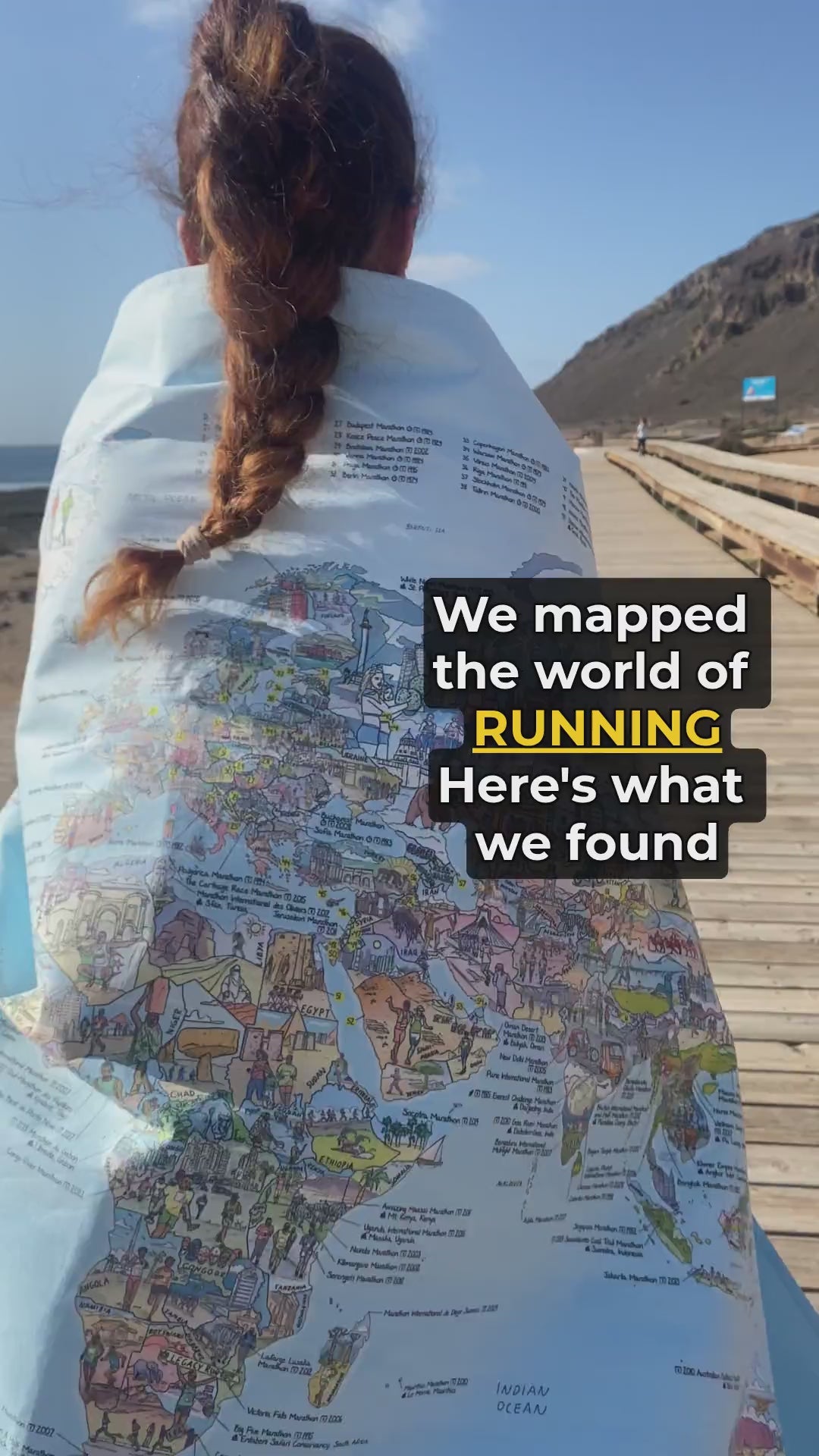 The Marathon Running Map | Awesome Maps