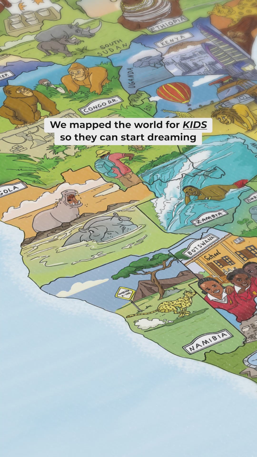 Little Explorers Best Map for Kids | Awesome Maps
