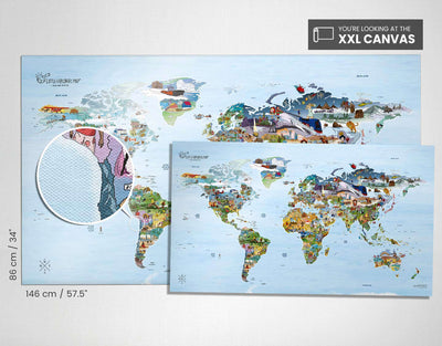 image of world map school learning