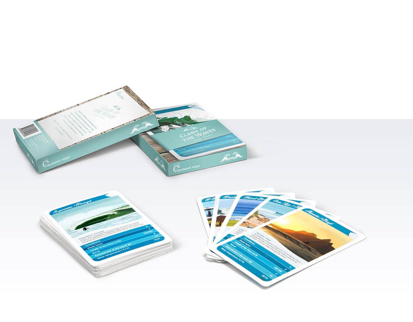 image of surf top trumps game