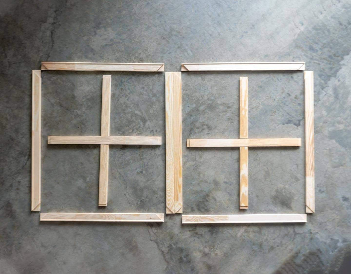 image of custom wood canvas frame