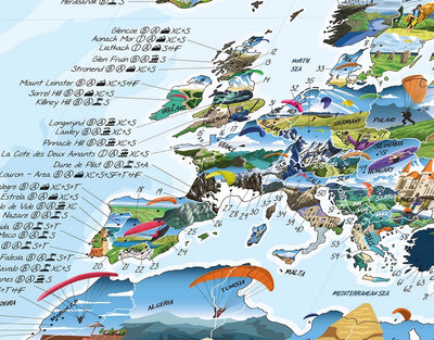 image of best paragliding spots europe
